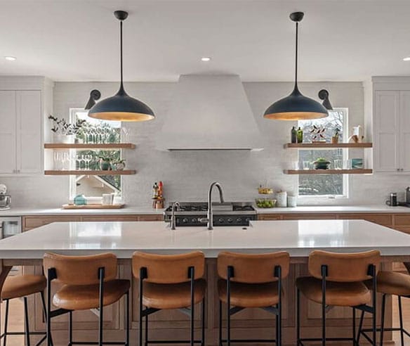 Opened interior layout in a James Island waterfront renovation