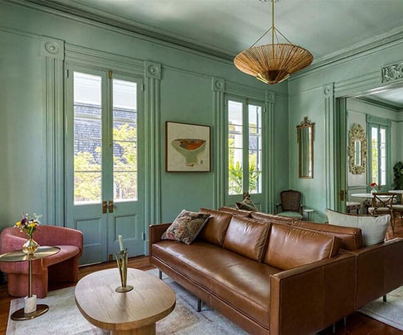 Newly created suite within an Ashley Avenue historic renovation